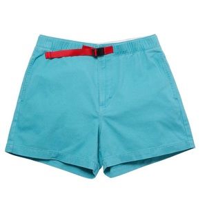 TOPO DESIGNS Women’s Mountain Shorts Size Small S Blue Teal RARE * DISCONTINUED
